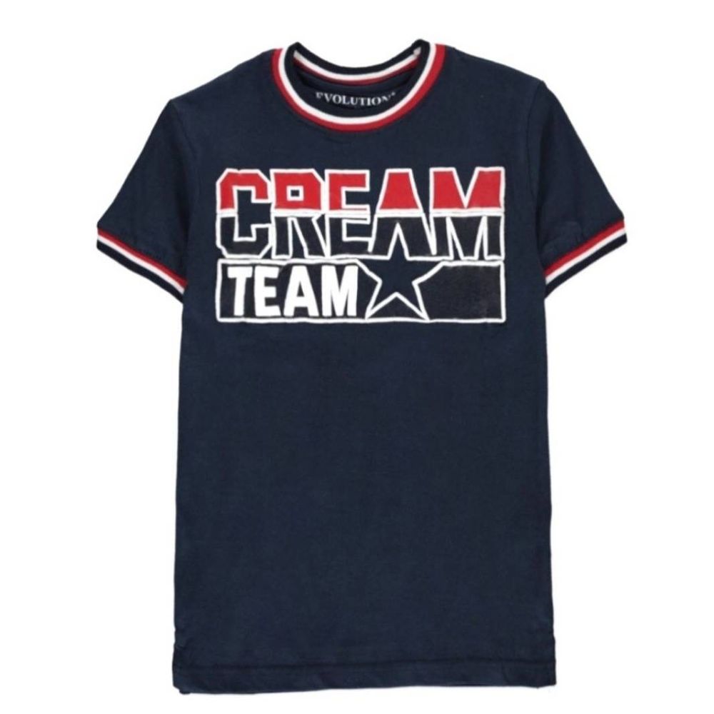 NWT Fwrd Denim Cream Team Boys Top Large
